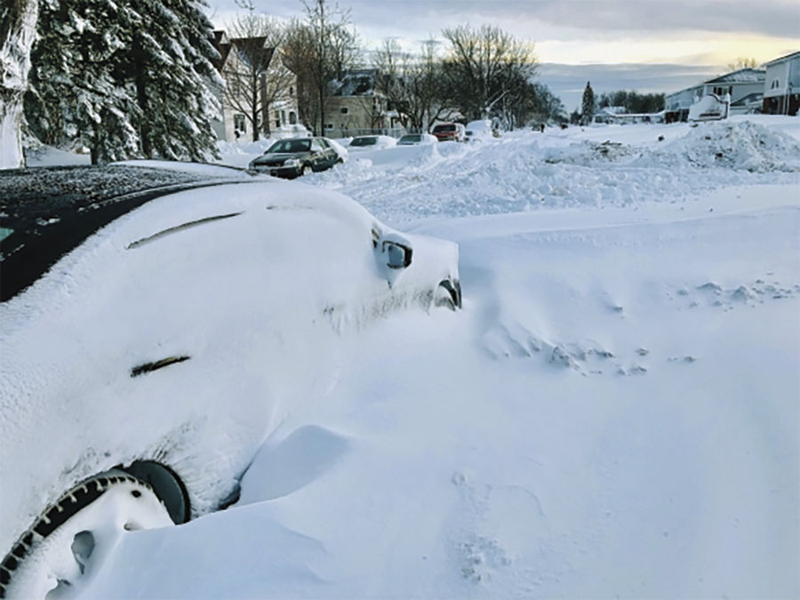 Record-breaking snowstorm buries region over Thanksgiving weekend